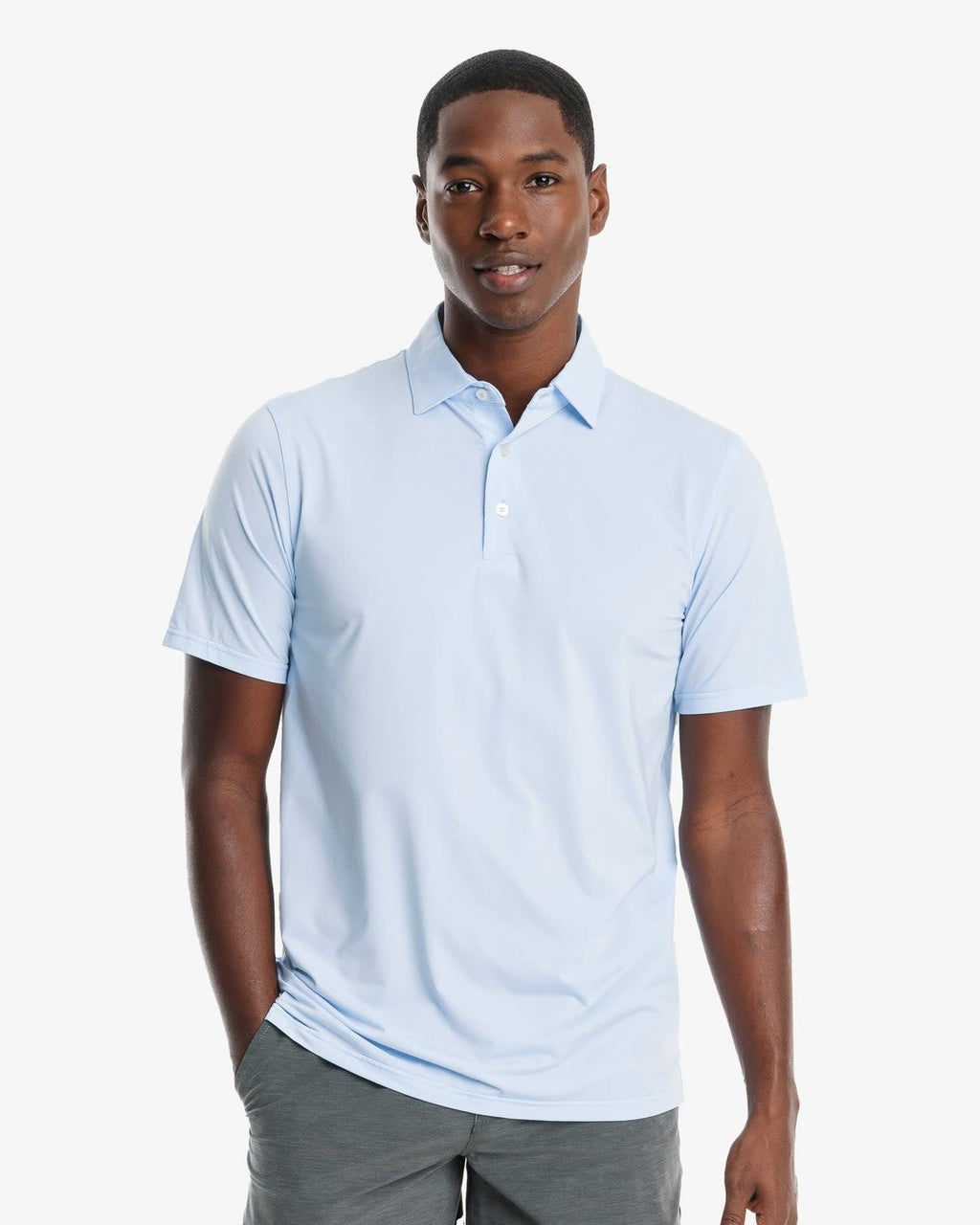 Southern Tide Sawgrass Brrr-eeze Mini-Stripe Performance Polo