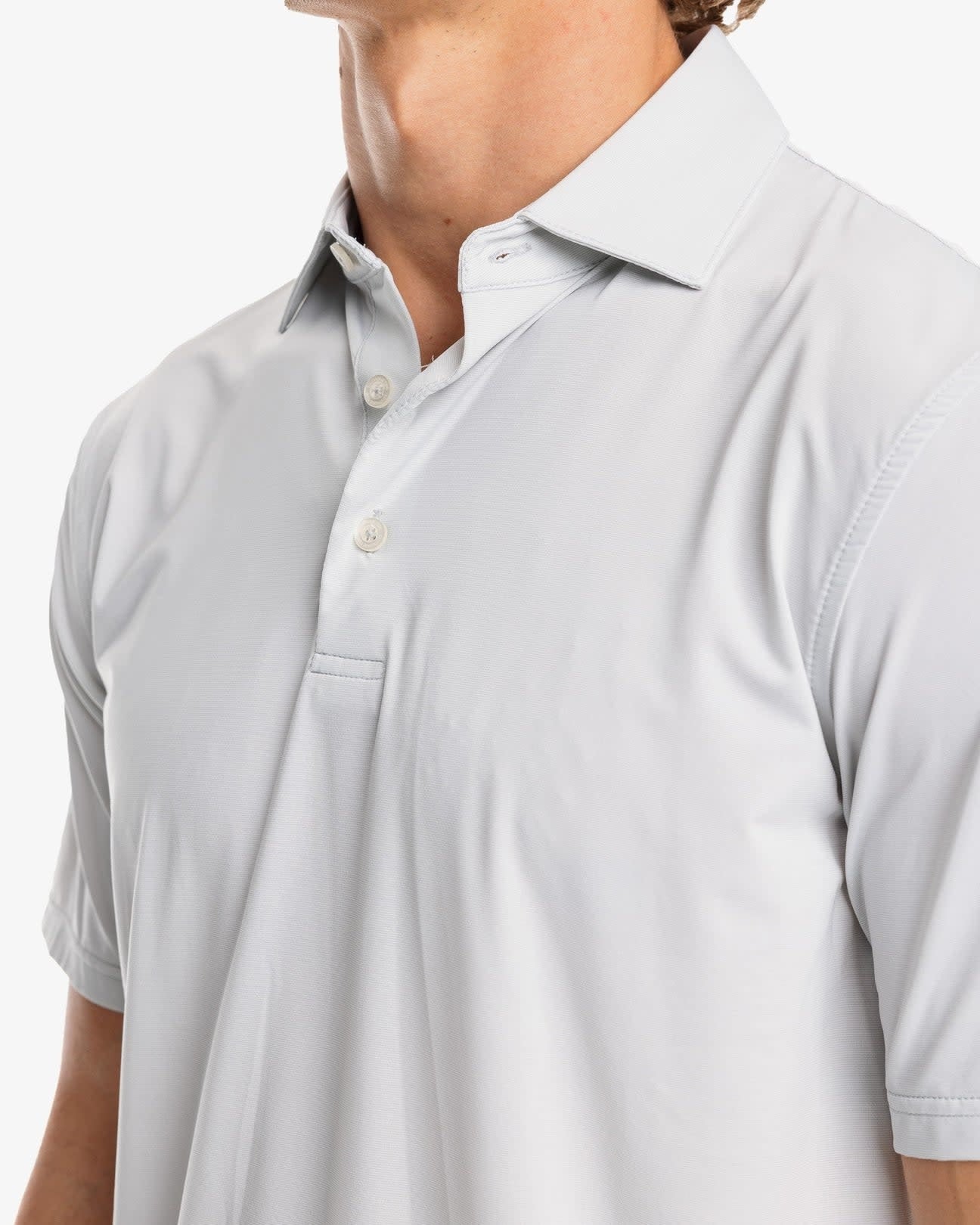 Southern Tide Sawgrass Brrr-eeze Mini-Stripe Performance Polo