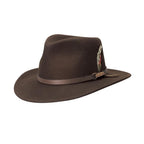 Scala Dakota Crushable Wool Felt Outback Hat