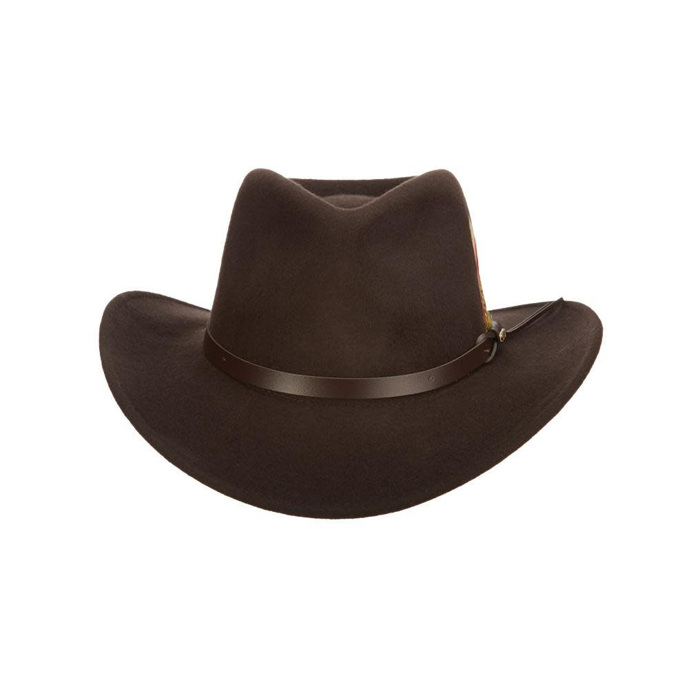 Scala Dakota Crushable Wool Felt Outback Hat