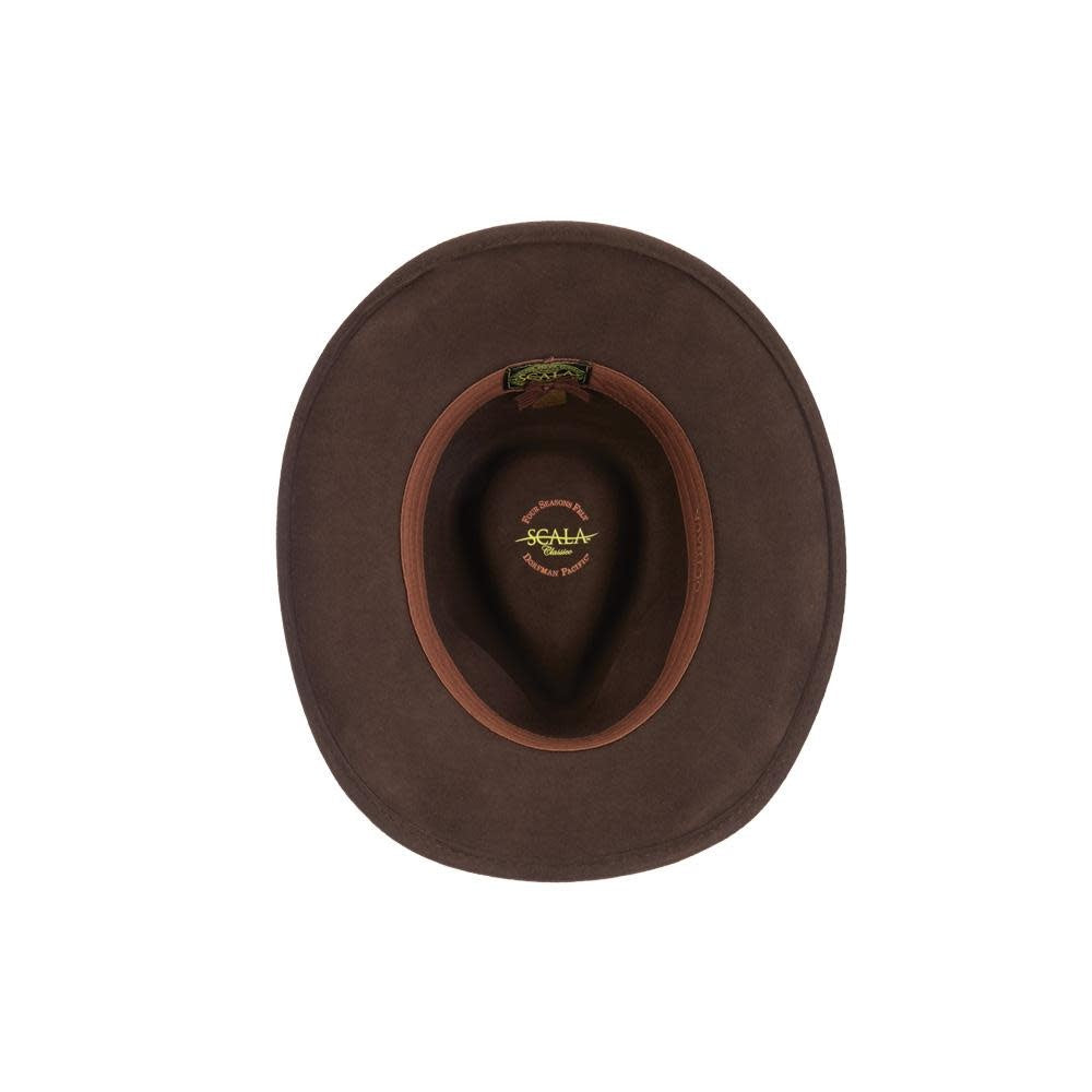 Scala Dakota Crushable Wool Felt Outback Hat