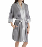 PJ Harlow Shala Satin Trim Robe With Pockets