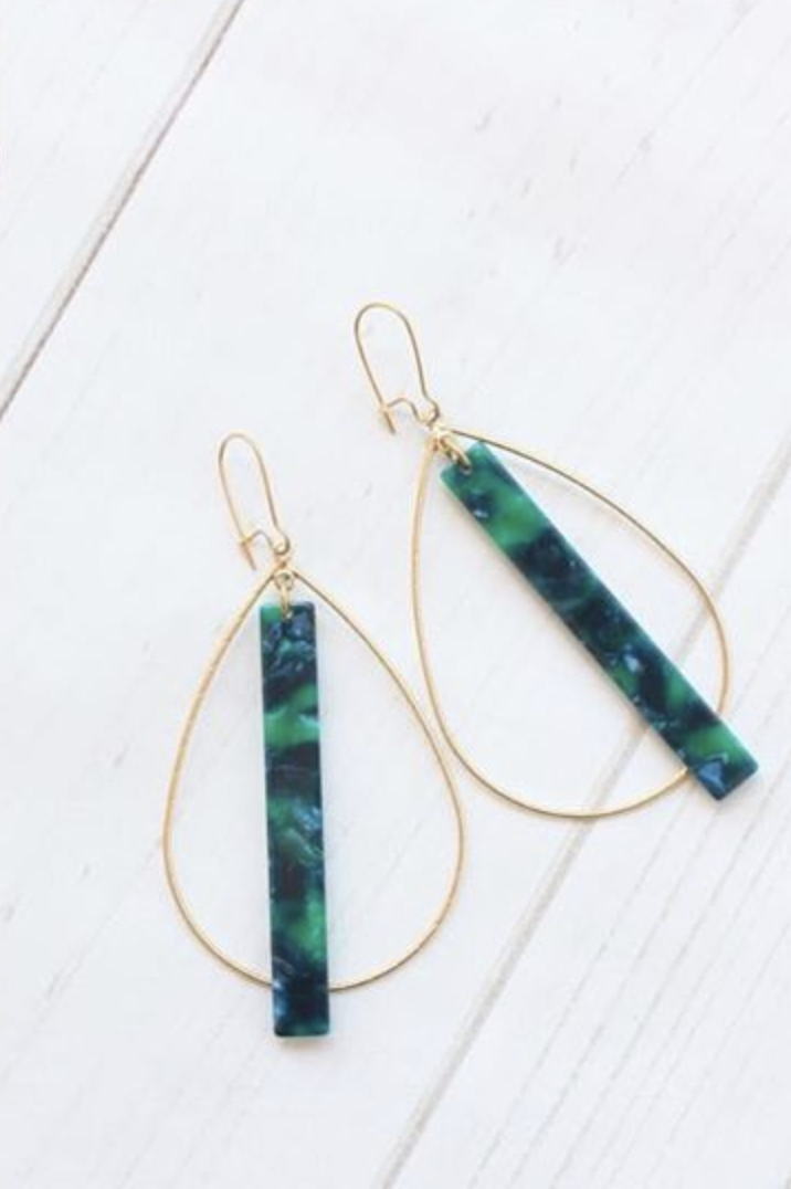 Virtue - Hoops w/ Acrylic Bar