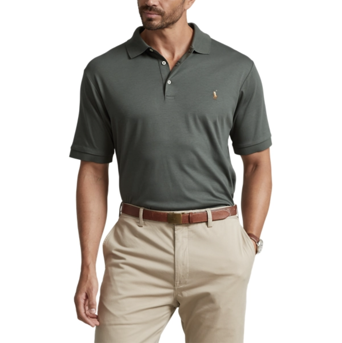 PRL Big & Tall Classic Fit Soft Touch Polo Shirt