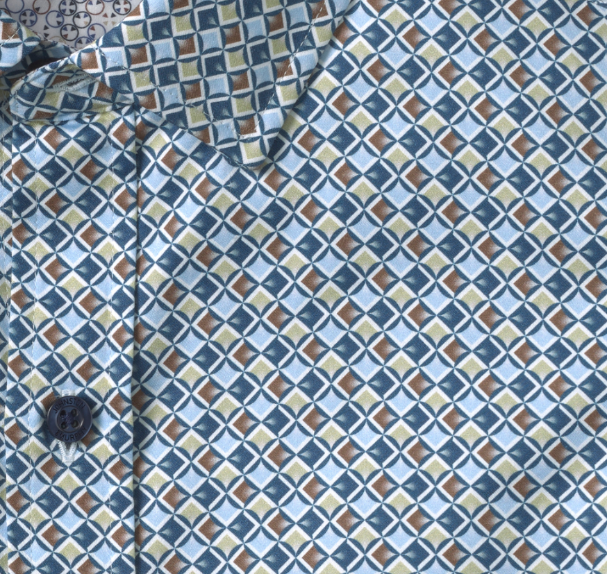 Johnston & Murphy Long Sleeve Printed Cotton Shirt 2