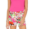 Jade Melody Tam Side-Round Printed Shorts