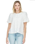 Jade Melody Tam Puff Sleeve Top