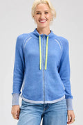 Zaket & Plover Two-Tone Zip Up