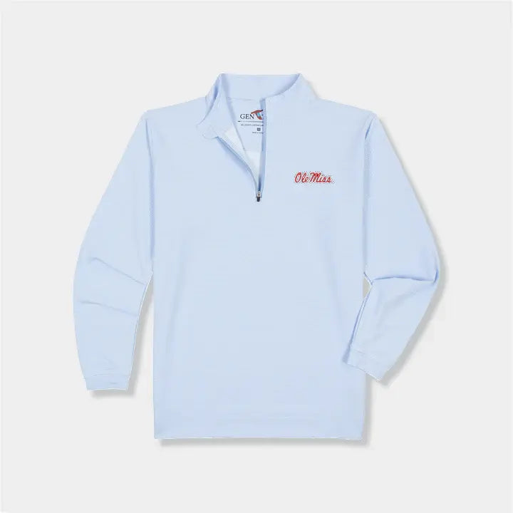 GenTeal Ole Miss Pinstripe Performance Quarter-Zip