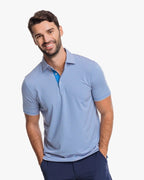 Southern Tide Brrr-eeze Shores Stripe Performance Polo Shirt