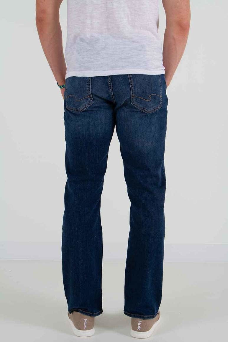 Silver Relaxed Fit Straight Leg Jeans