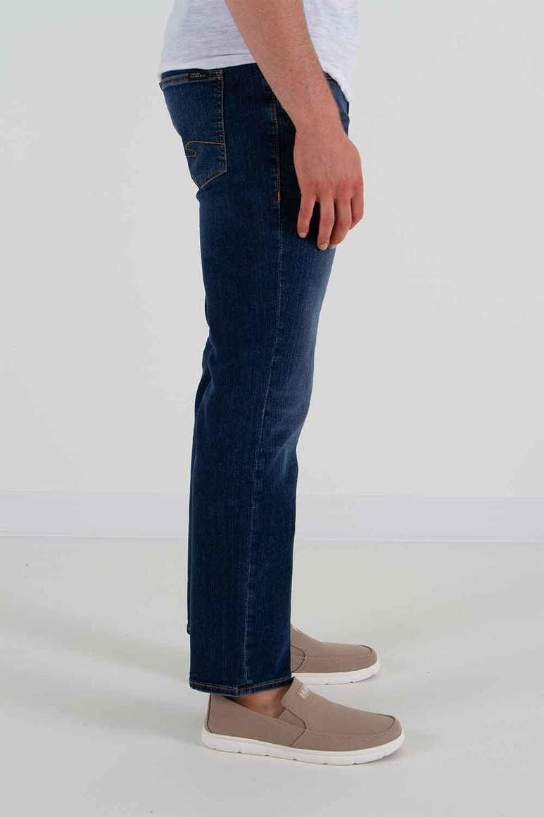 Silver Slim Fit Tapered Leg Jeans