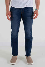 Silver Slim Fit Tapered Leg Jeans