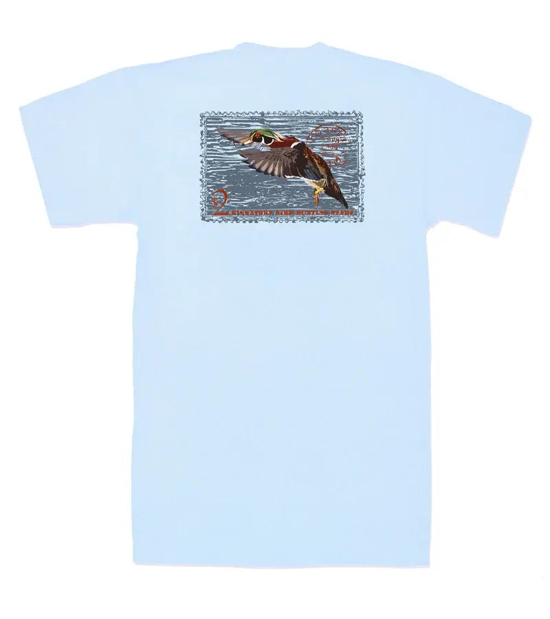 Coastal Cotton Duck Stamp Pima Pocket Tee