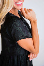 Karlie Snake Tiered Midi Dress