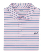 Coastal Cotton Stripe Performance Polo