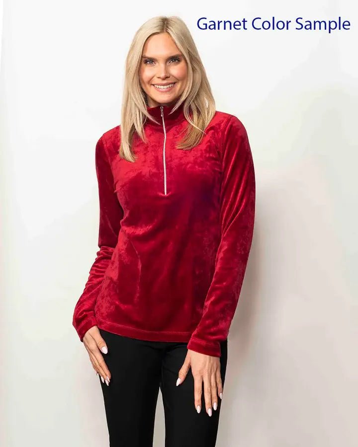 Sno Skins Plush 1/4-Zip Turtleneck Mid-Layer Pullover