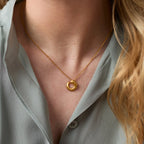 Julie Vos Solara Spiral Delicate Necklace