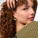 Julie Vos Solara Spiral Earring