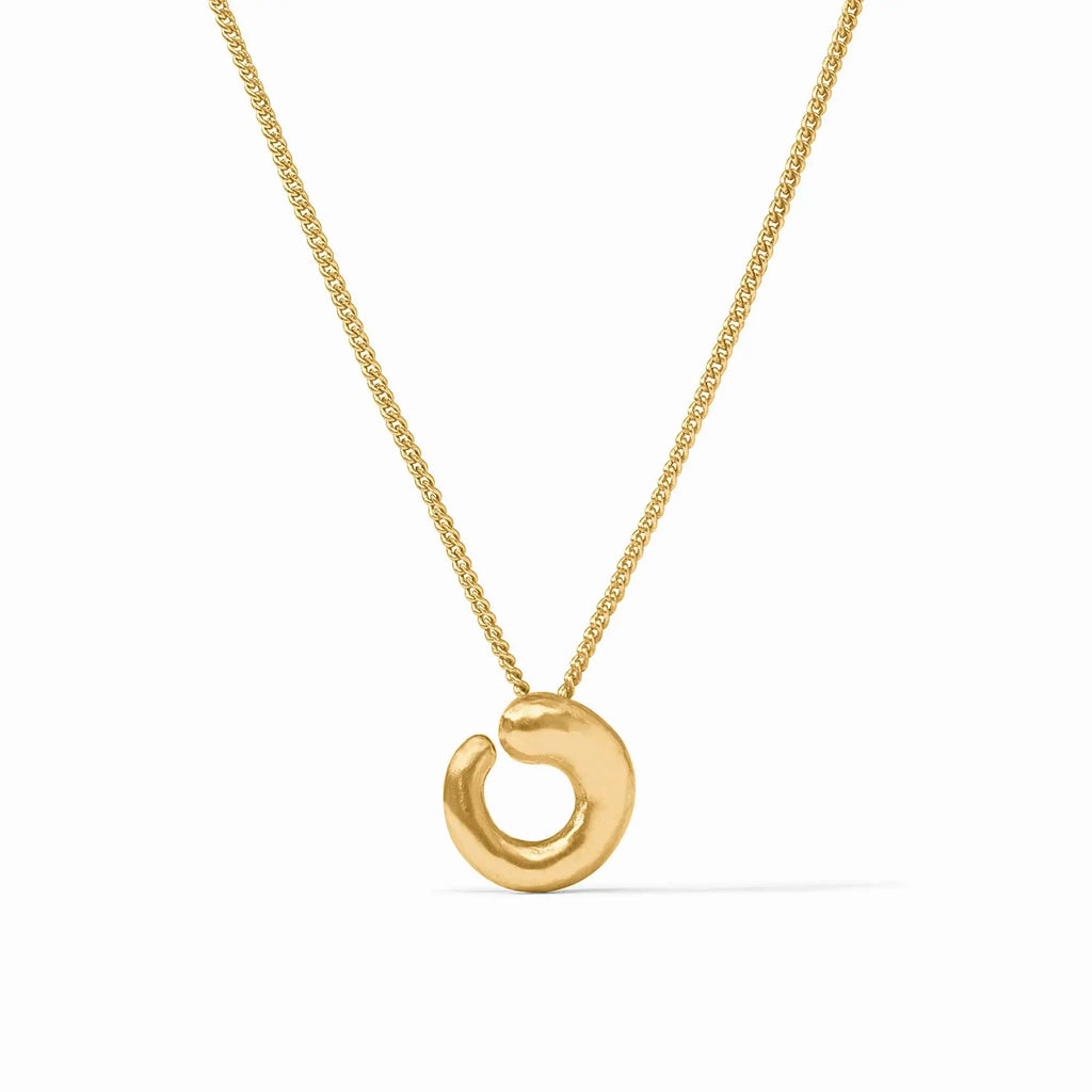 Julie Vos Solara Spiral Delicate Necklace