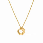 Julie Vos Solara Spiral Delicate Necklace