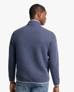 Southern Tide Rutland Heather Reversible Quarter Snap Pullover Sweater