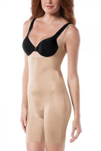 Spanx - Slimplicity Open-Bust Mid-Thigh Bodysuit