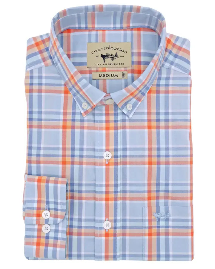 Coastal Cotton L/S Cotton Polyester Sport Shirt