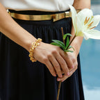 Susan Shaw Gold Double Loop Chain Bracelet