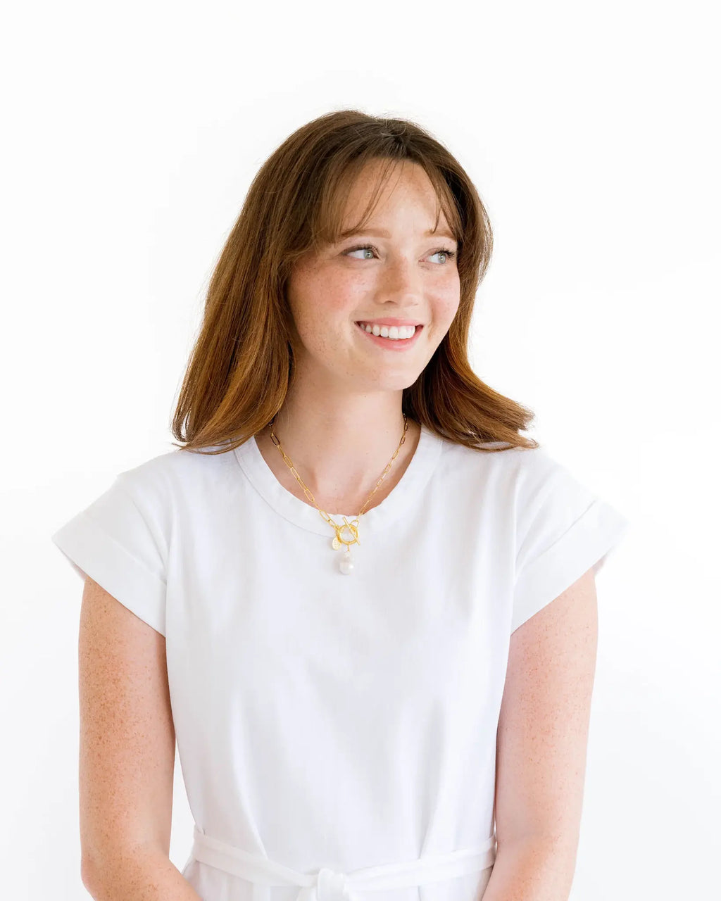 Susan Shaw Katie Paperclip Necklace