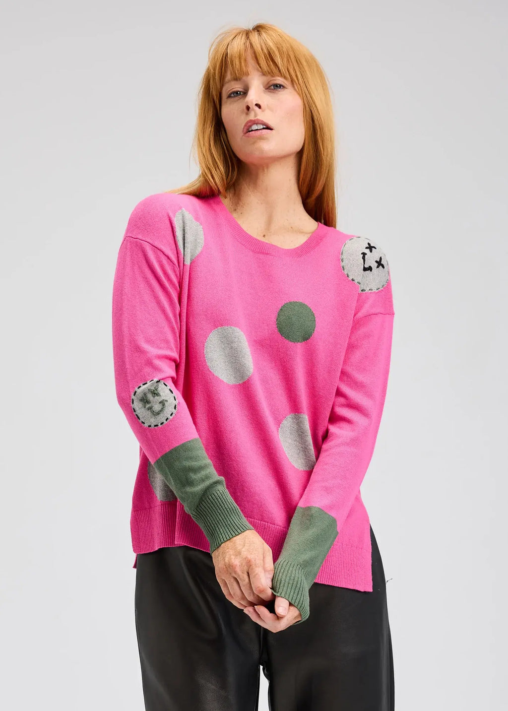 Zaket & Plover Spots Intarsia Sweater