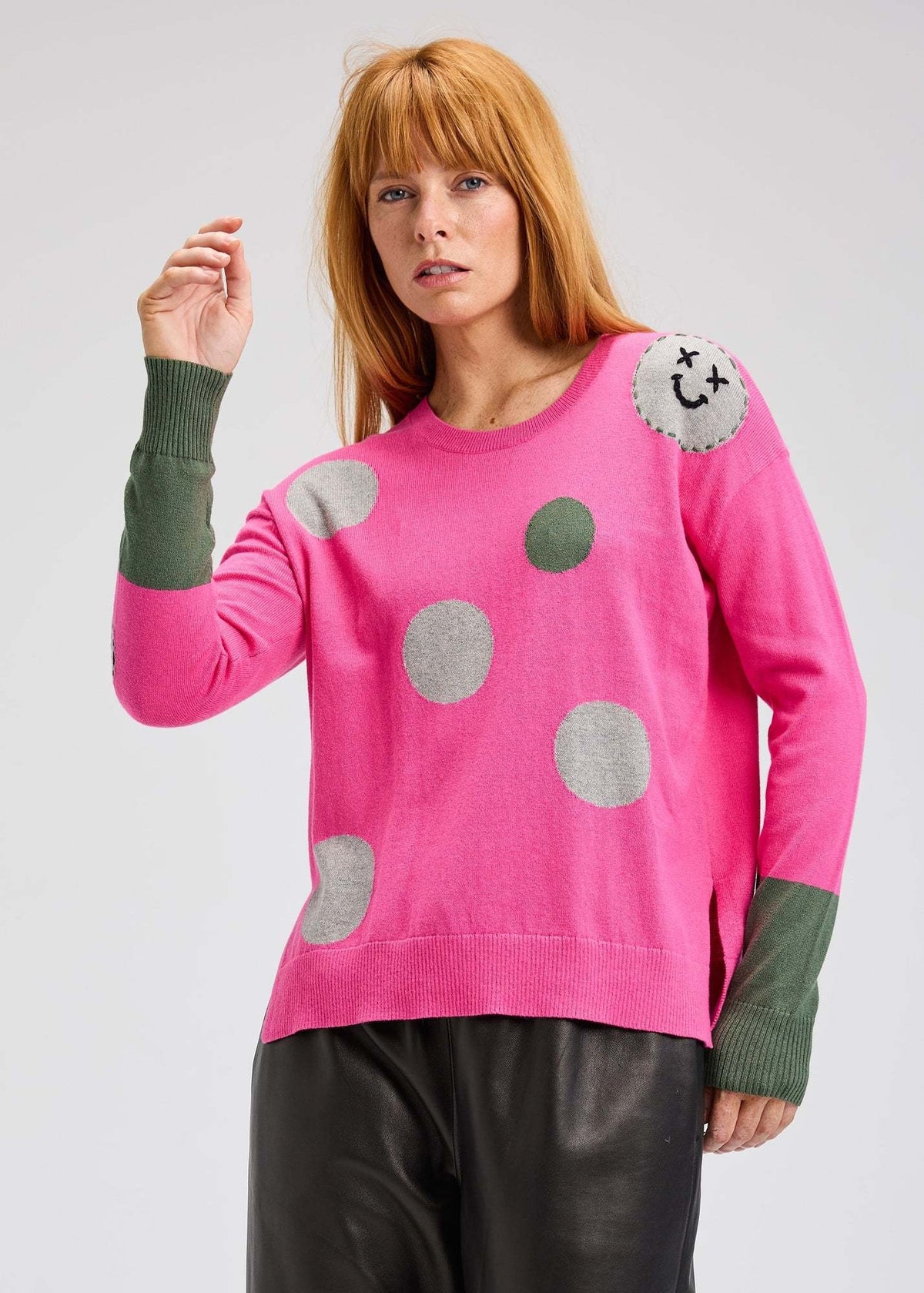 Zaket & Plover Spots Intarsia Sweater
