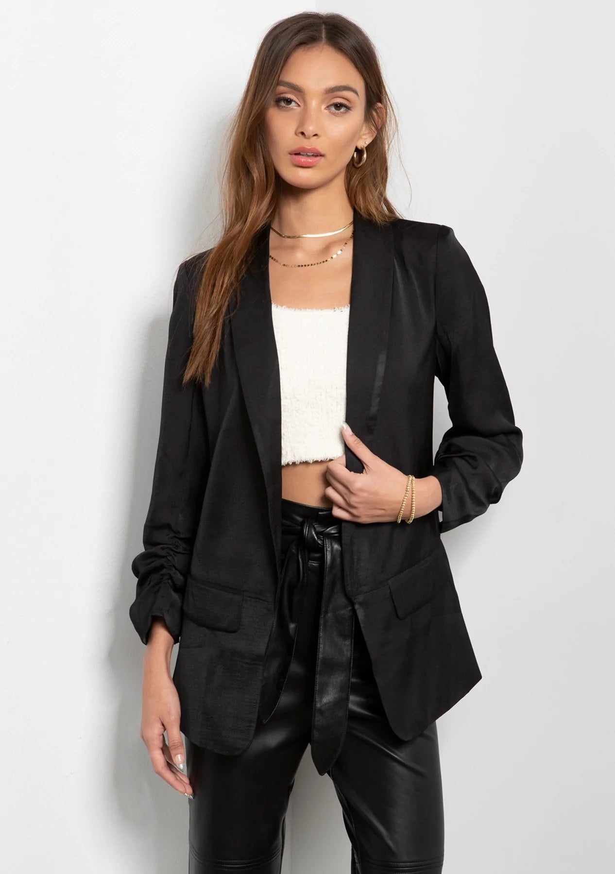 Tart Collections Kia Poly Silk Blazer