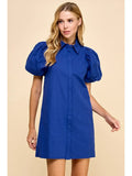 TCEC Button Down Shift Dress