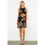 THML Sleeveless Floral Halter Dress