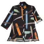 Toofan Wire Collar Printed Button Down Shirt