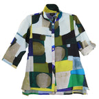 Toofan Wire Collar Printed Button Down Shirt