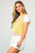 THML Multi Pattern Knit Vest