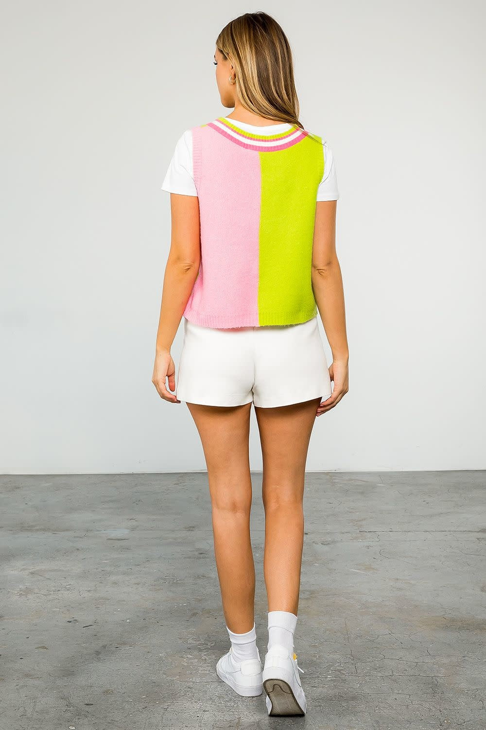 THML Multi Pattern Knit Vest