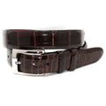 Torino - Genuine American Alligator Belt - Brown, Size 38