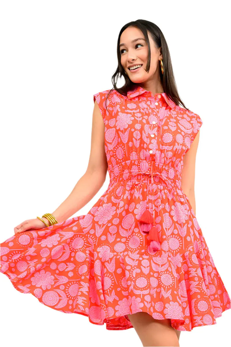Uncle Frank Swing and Cinched Shirt Dress