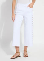 Lysse Willa Scallop Studded Crop Denim