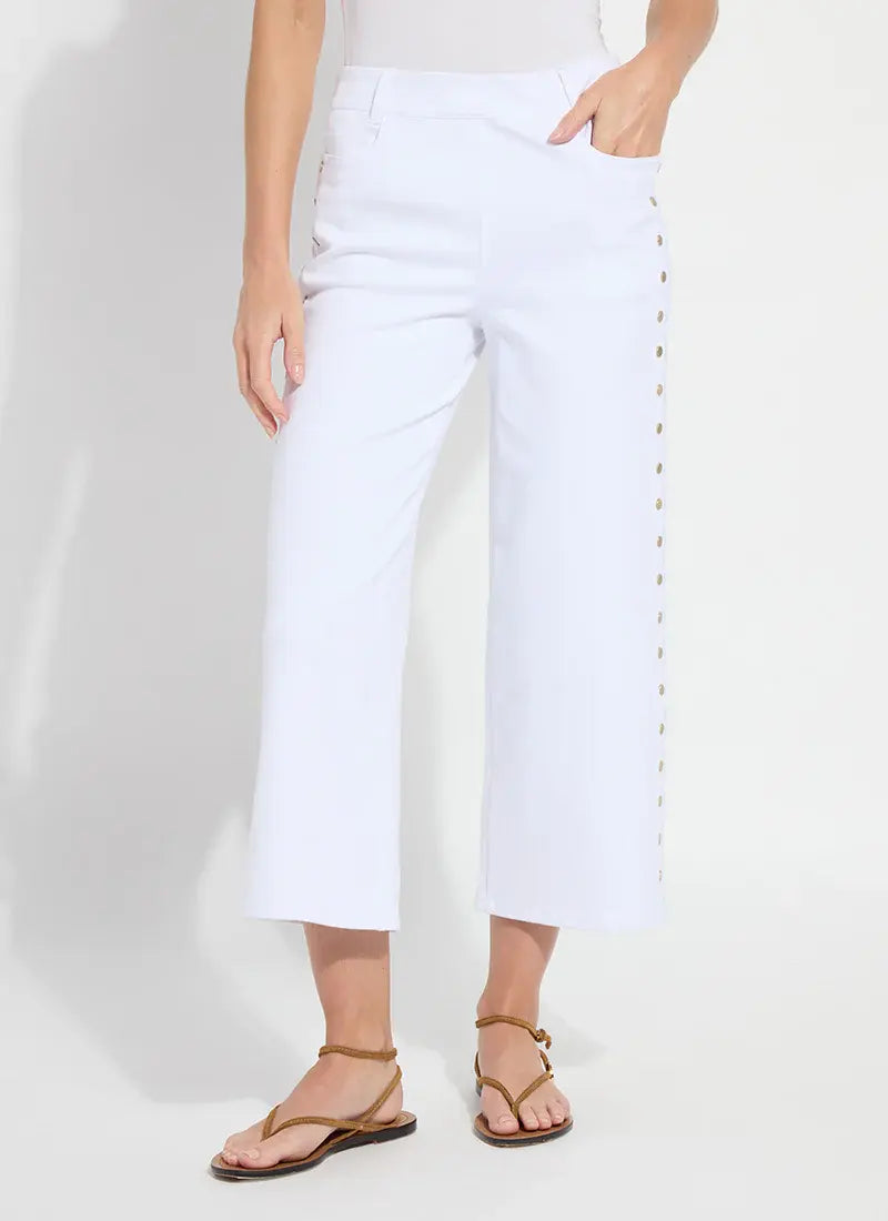 Lysse Willa Scallop Studded Crop Denim