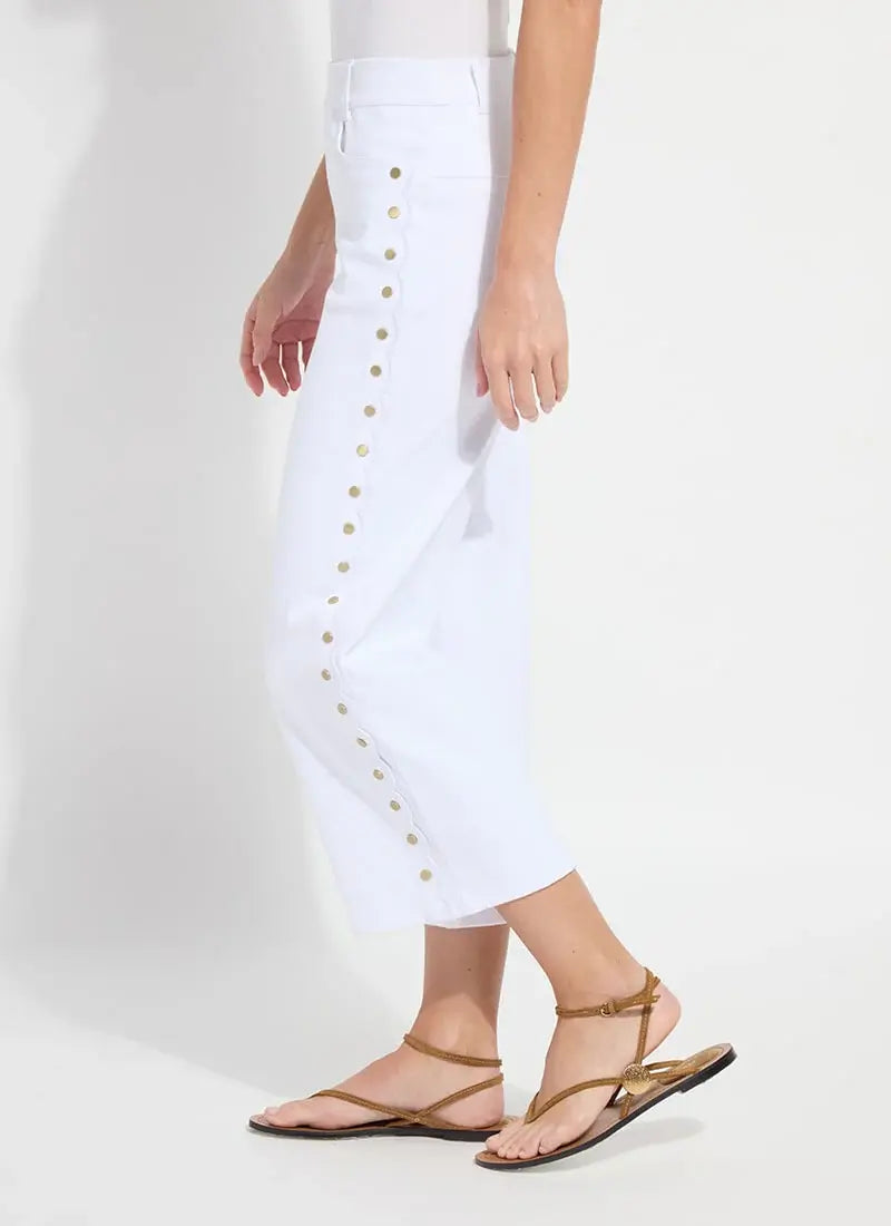 Lysse Willa Scallop Studded Crop Denim