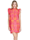 Jade Melody Tam Ruffles Pleated Dress