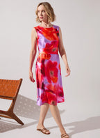 Lysse Raquel Side Draped Printed Dress