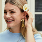 Susan Shaw Vine Earrings