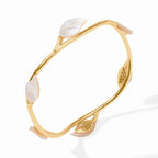 Julie Vos Willow Stone Bangle
