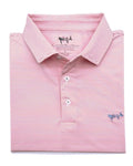 Coastal Cotton Yarn Dyed Stripe Performance Polo