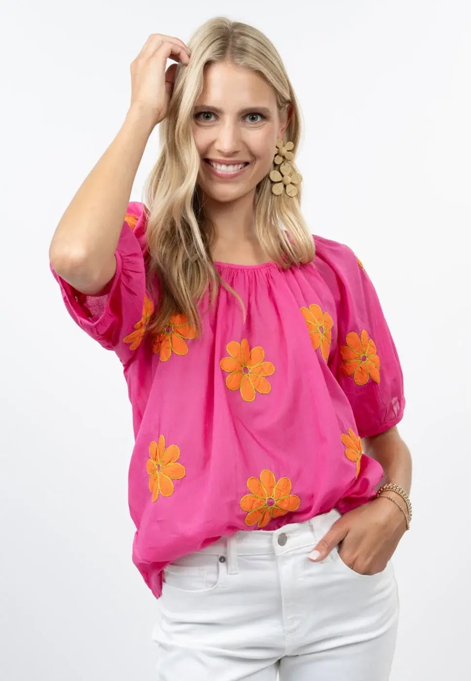 Ivy Jane Daisy Applique Top